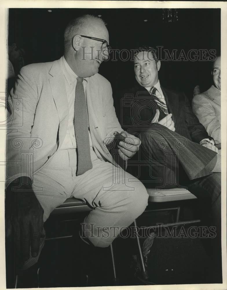 1972 Press Photo Senator Charles Smither and Senator Sammy Nunez - nob95089- Historic Images