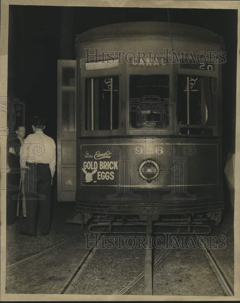 Press Photo Canal Street Cars- Historic Images