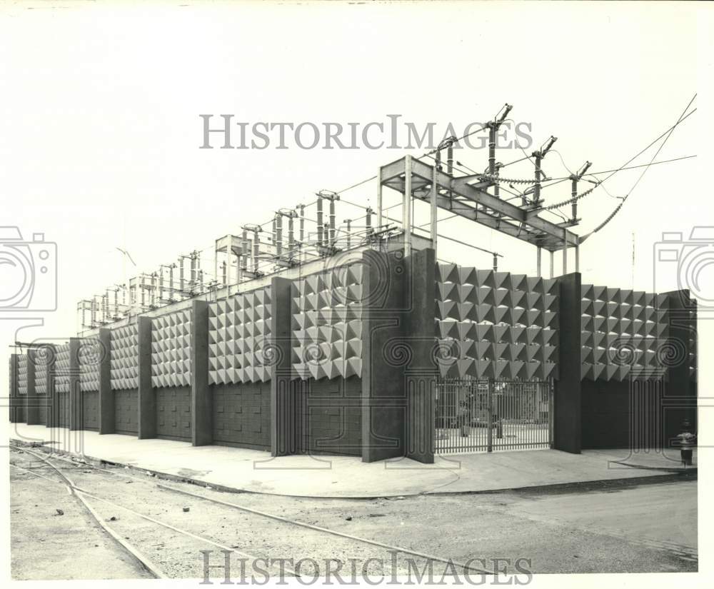 1971 Press Photo New Orleans Public Service Incorporated, Notre Dame Substation- Historic Images