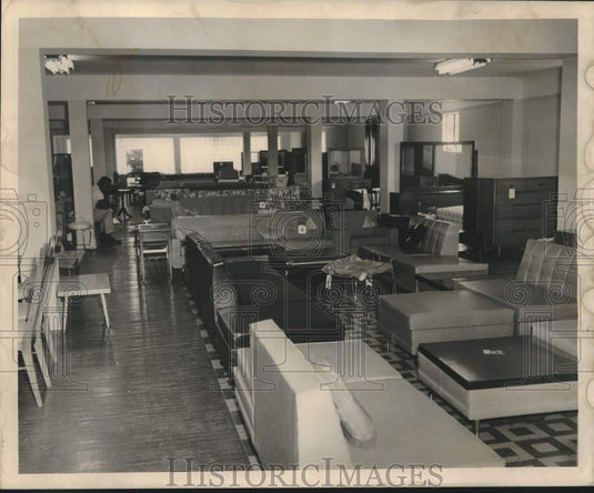 1960 Press Photo Nu-Home Furniture & Appliance Moves To New Store, New Orleans- Historic Images