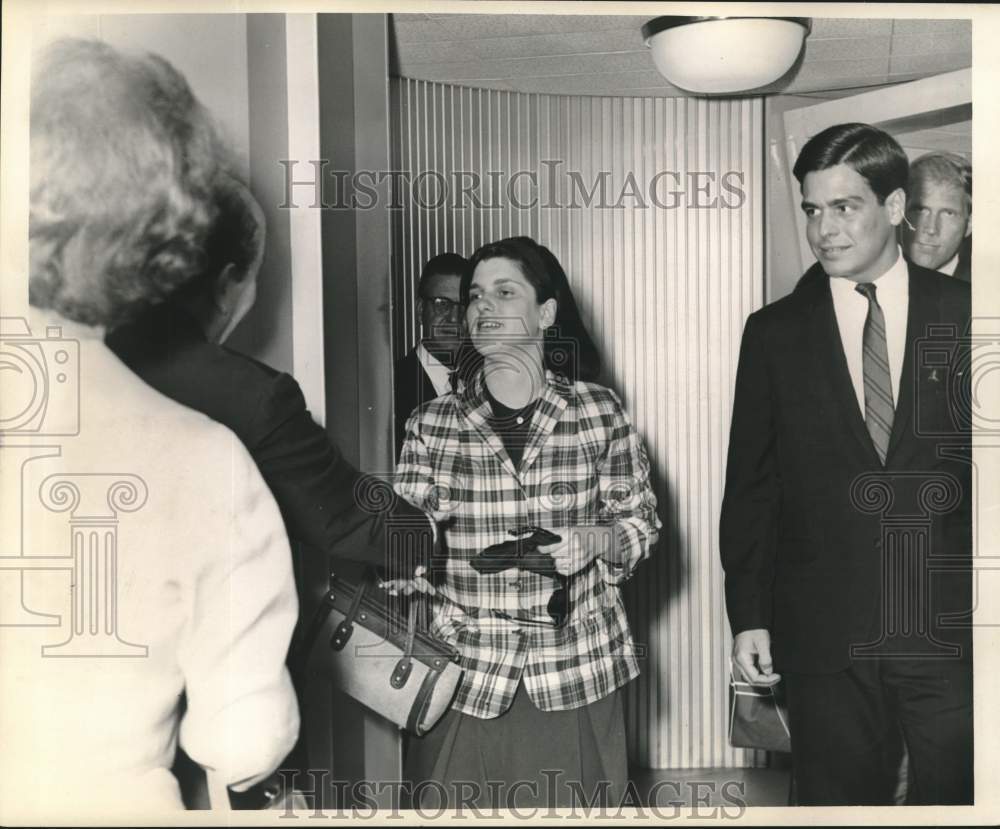 1965 Press Photo Miss Lynda Bird Johnson at Moisant Airport- Historic Images