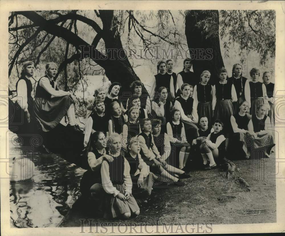 1962 Press Photo Obernkirchen Children&#39;s Choir of Obernkirchen, Germany- Historic Images