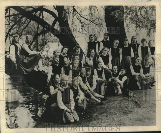 1962 Press Photo Obernkirchen Children's Choir of Obernkirchen, Germany- Historic Images
