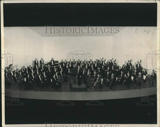 1951 Press Photo New Orleans Symphony Orchestra conducted by Massimo Freccia- Historic Images