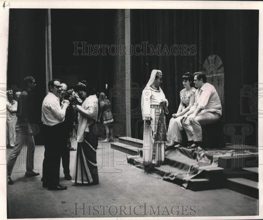 1967 Press Photo New Orleans Opera cast and crew - Historic Images