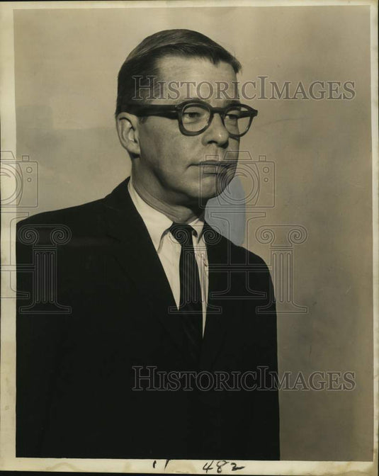 1960 Press Photo Edmund Nielsen as curator of the Delgado Museum of Art- Historic Images