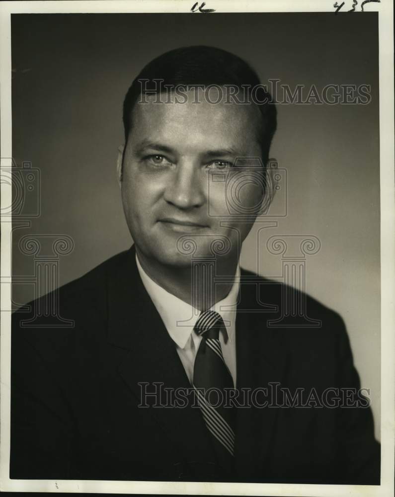 1969 Press Photo Joseph Nielsen, secretary of the New Orleans Board of Trade- Historic Images