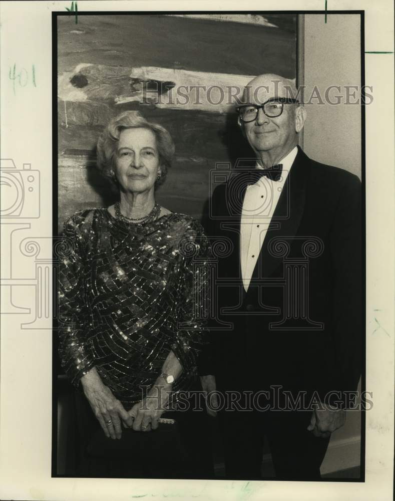 1990 Press Photo Sidney Carruth, Waldemar Nelson at the City Park Centennial- Historic Images