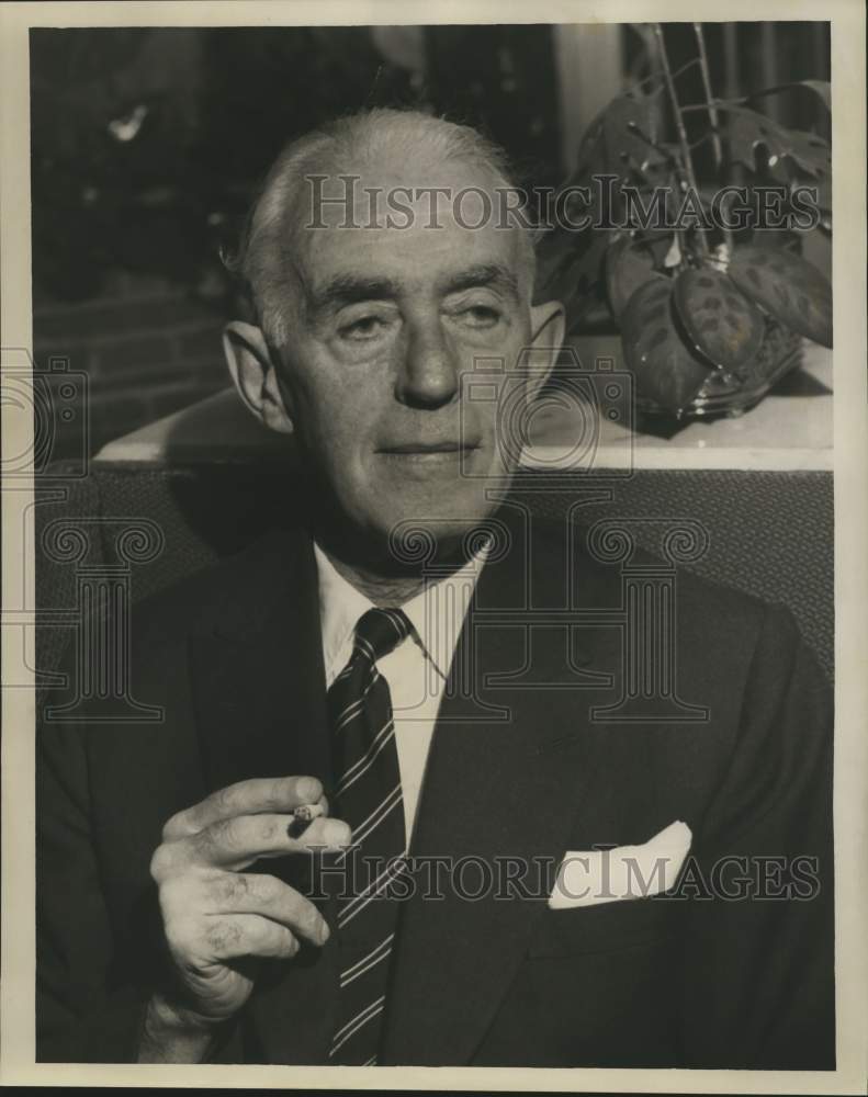 1959 Press Photo Sir John Mott-Bower, Former Metro London Police Commissioner