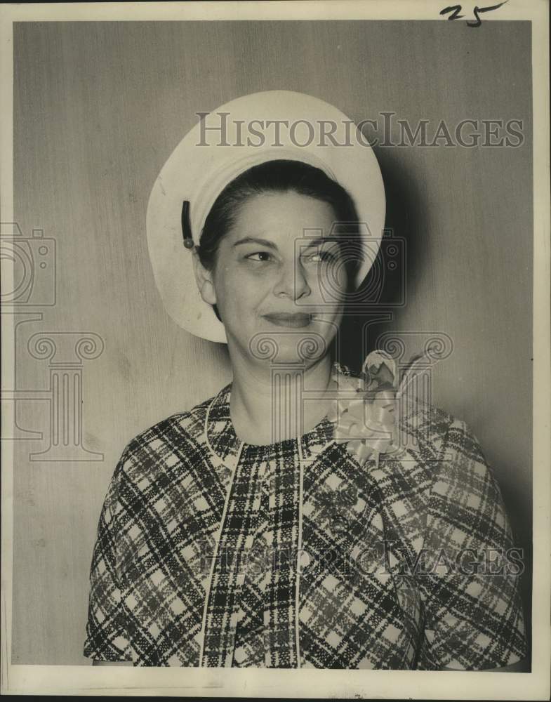 1966 Press Photo Mrs. Harry Nowalsky, president of Beth Israel Sisterhood- Historic Images