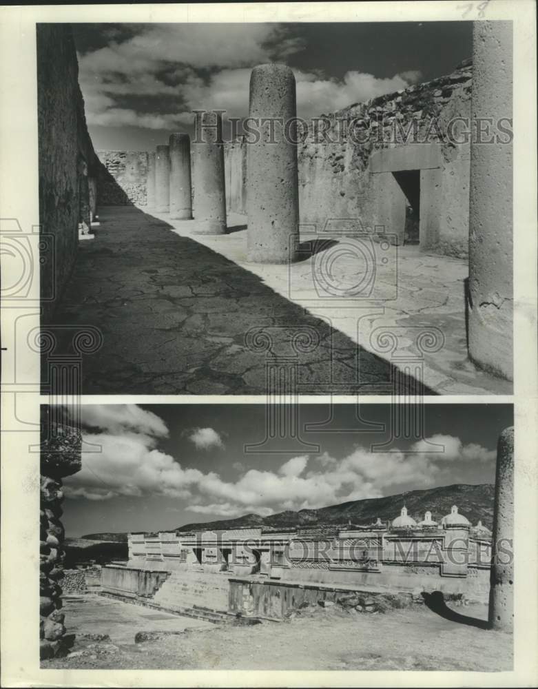 Load image into Gallery viewer, 1966 Press Photo Sri Lanka-gracious Hall of Columns at ancient fortress of Milta
