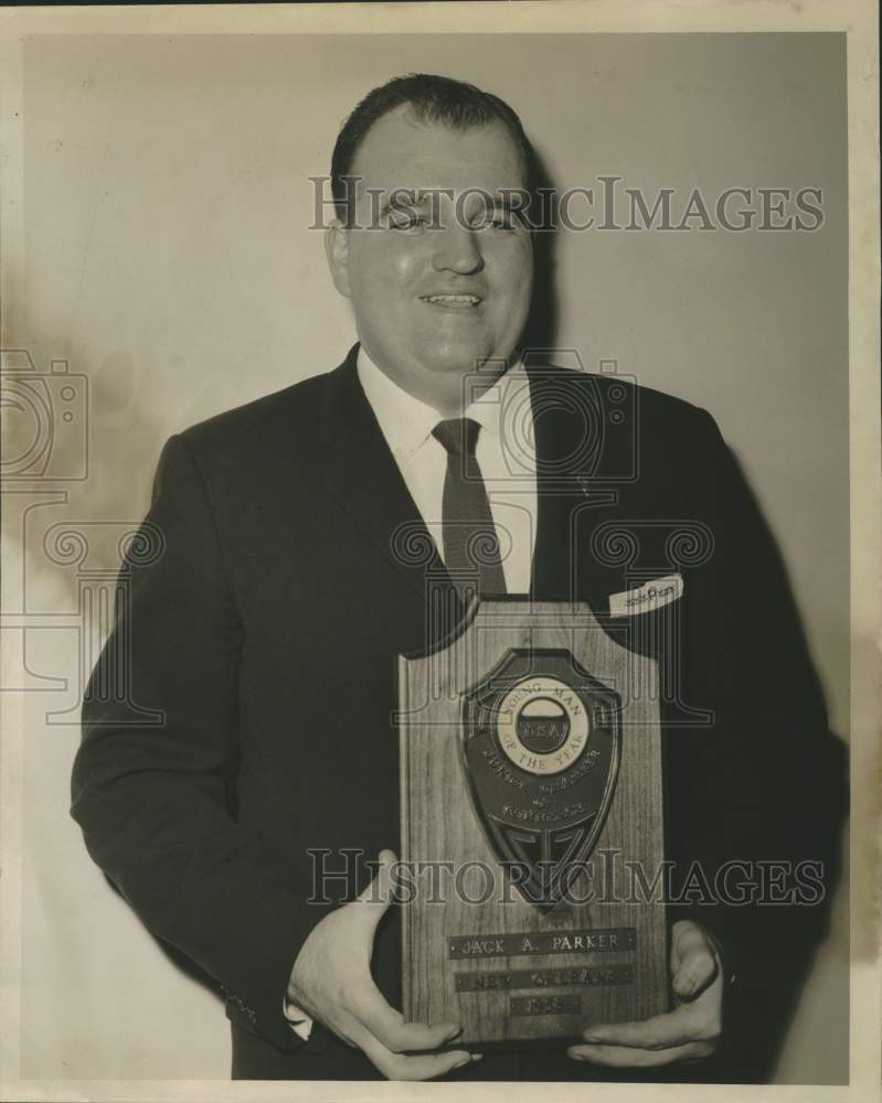 1959 Press Photo Jack A. Oarker, Jaycees Man of the Year- Historic Images