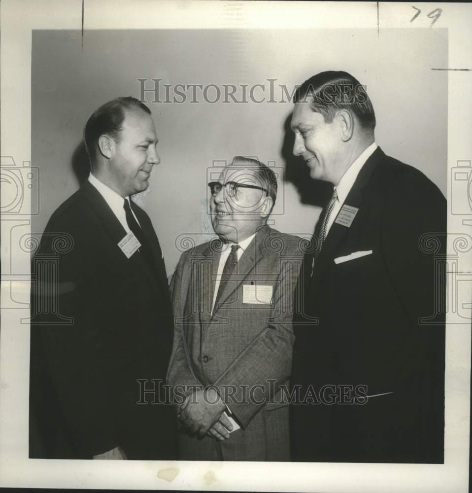 1958 Press Photo Funeral Directors Association officers at Mid-South convention