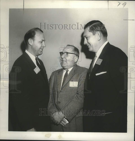 1958 Press Photo Funeral Directors Association officers at Mid-South convention