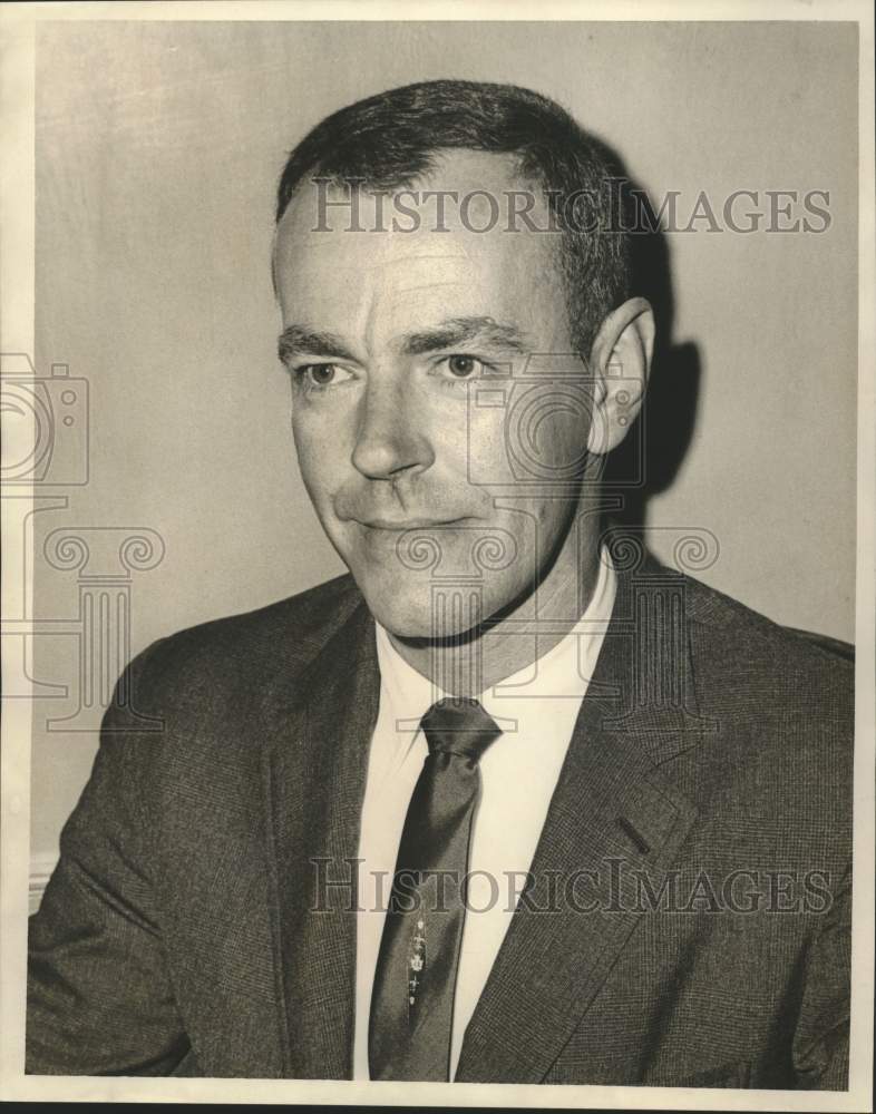 1967 Press Photo Dan F. Neiswender of Assn. for Bank Audit Control &amp; Operation