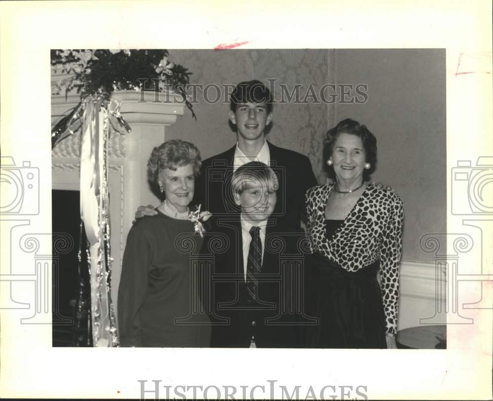 1991 Press Photo Debutante Norris Nelson party at New Orleans Country Club- Historic Images