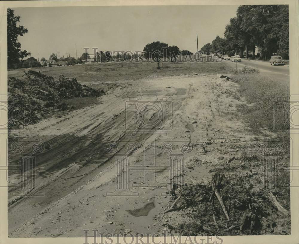 1964 Press Photo View of Pontchartrain Expressway &quot;Old&quot; New Basin Canal- Historic Images