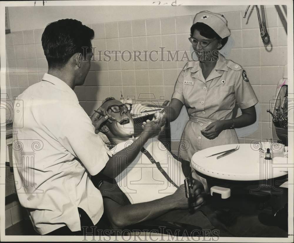 1967 Press Photo American Red Cross volunteers at Clark Air Base, Philippines- Historic Images