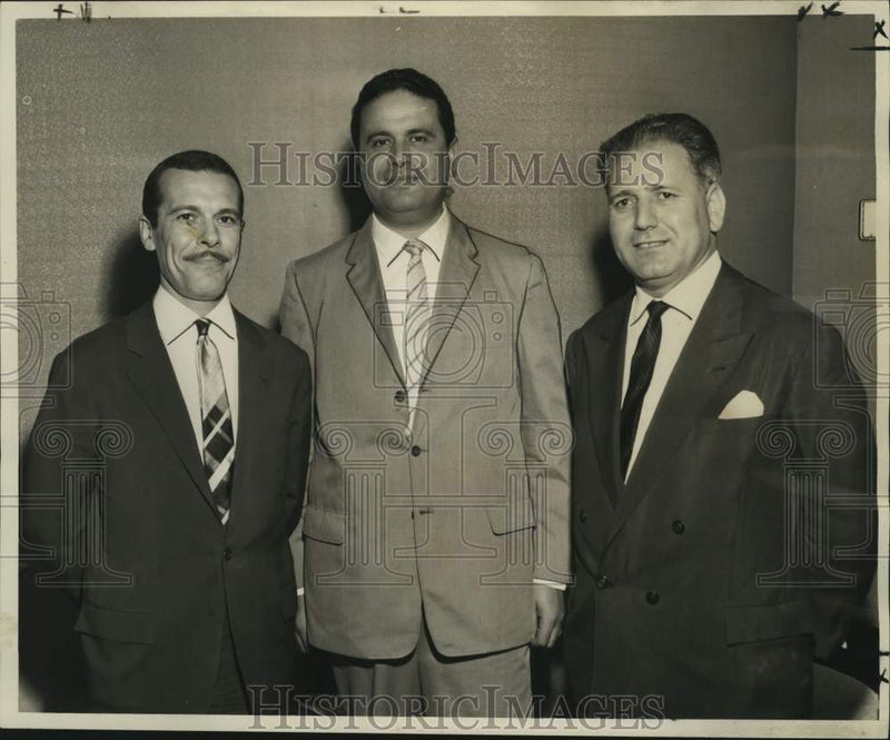 Load image into Gallery viewer, 1961 Press Photo Tunisia's Interior Ministry officials visit New Orleans

