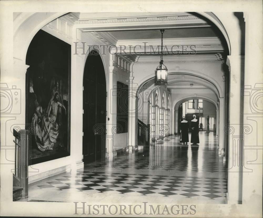 1954 Press Photo Notre Dame Seminary - nob97453