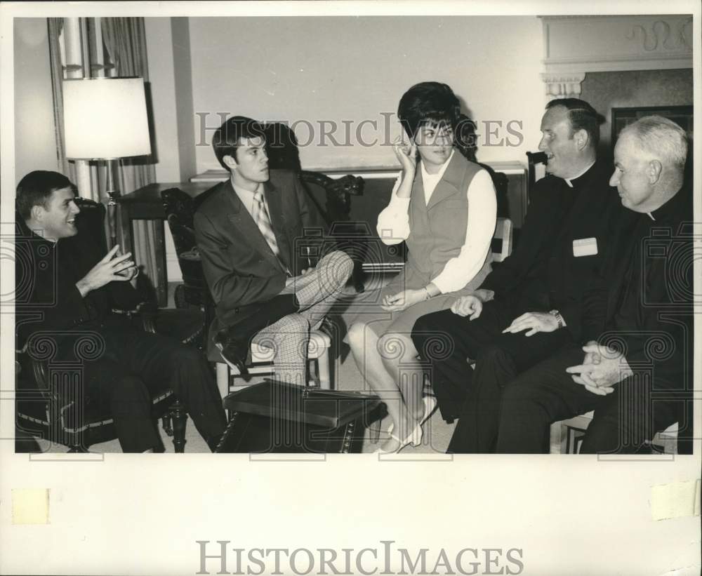 1969 Press Photo Meeting of the Interseminary Movement at Notre Dame Seminary- Historic Images