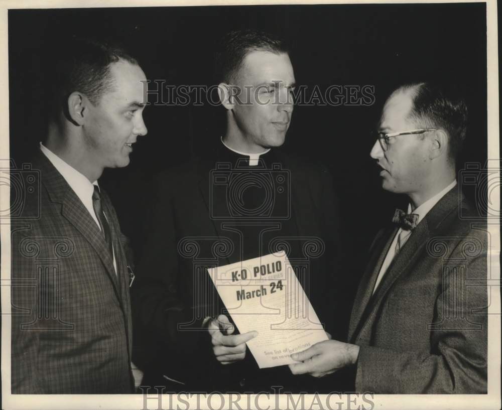 1963 Press Photo Delegates attend polio conference at Notre Dame Seminary- Historic Images