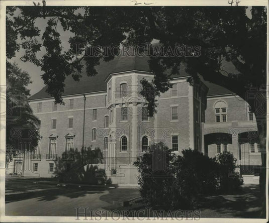 1955 Press Photo St. Joseph's hall of philosophy at Notre Dame seminary- Historic Images