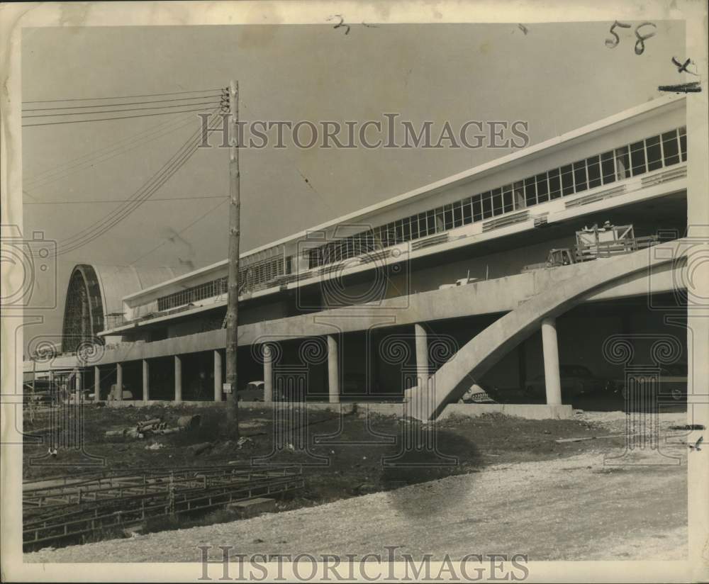 1959 Press Photo New terminal building under construction at Moisant Airport- Historic Images