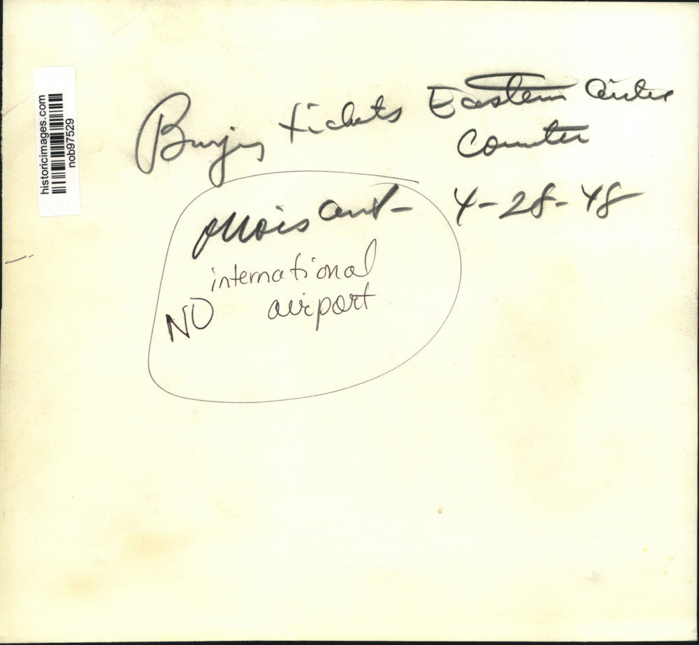 1948 Press Photo Airplanes on ramp at Moisant International Airport - nob97529