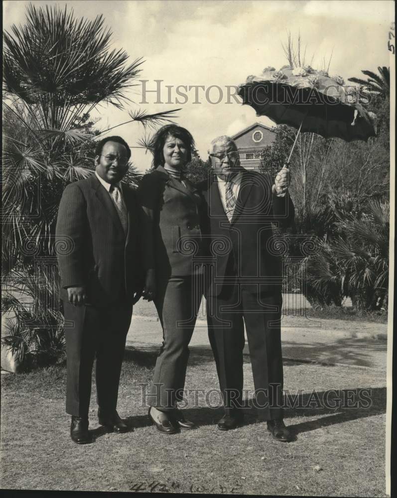 1972 Press Photo New Orleans Recreation Department officers plan for concert- Historic Images