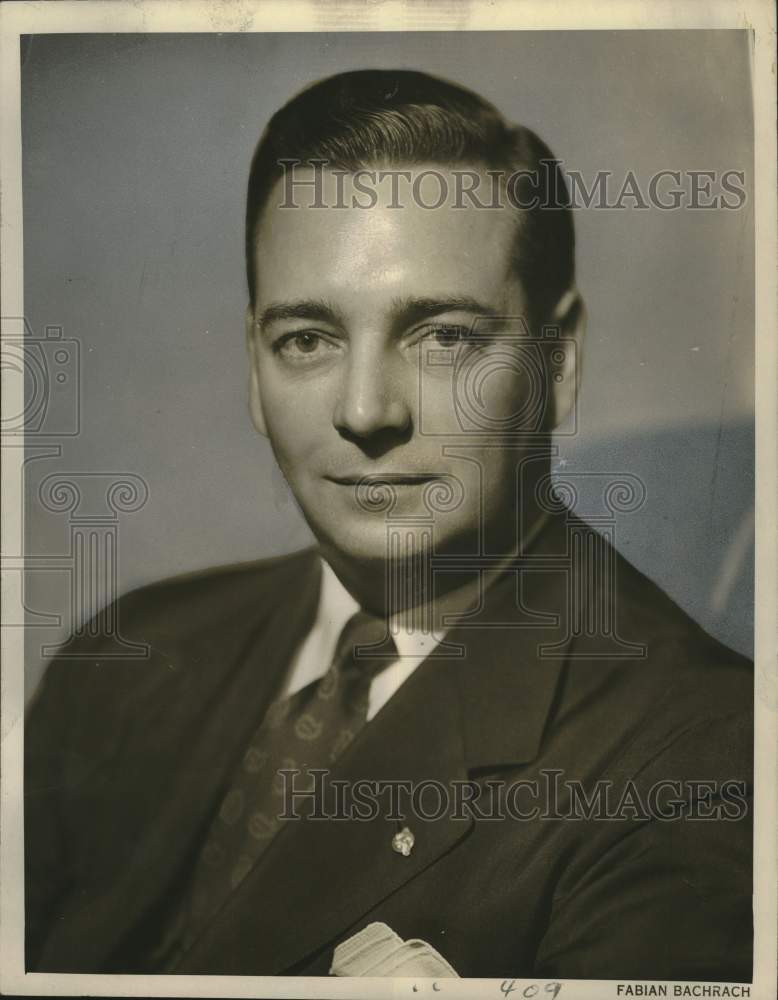 1959 Press Photo Joseph Neikirk, executive of the Virginia Military Institute