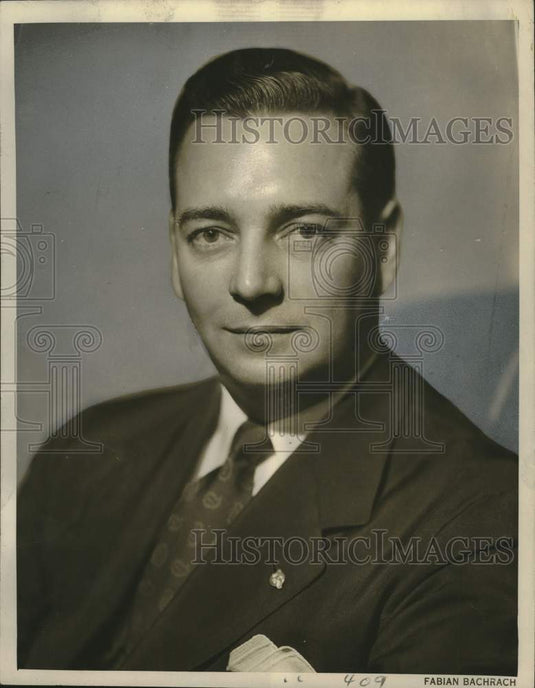 1959 Press Photo Joseph Neikirk, executive of the Virginia Military Institute