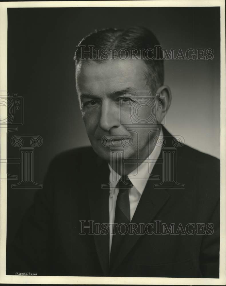 1964 Press Photo Edwin Nellan, President of Bank of Delaware in Wilmington