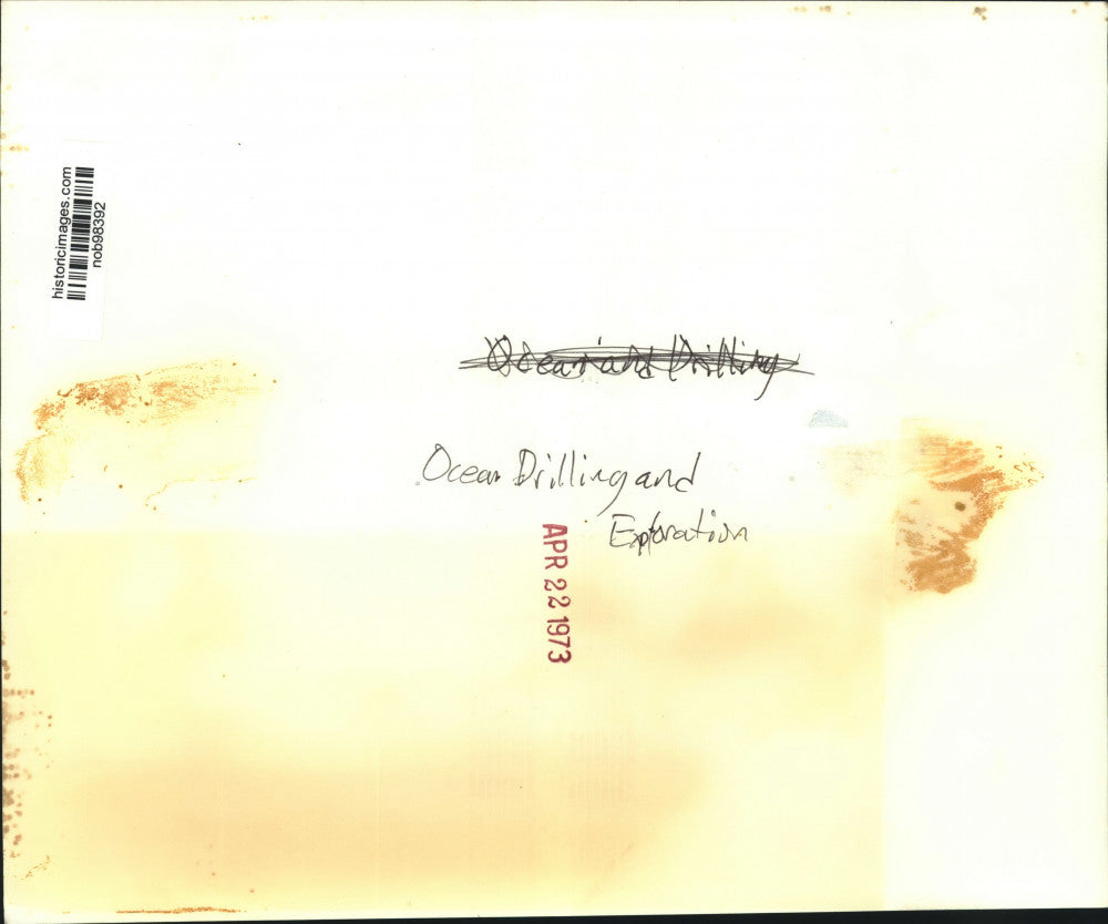 1973 Press Photo A view of Ocean Drilling and Exploration Company - nob98392