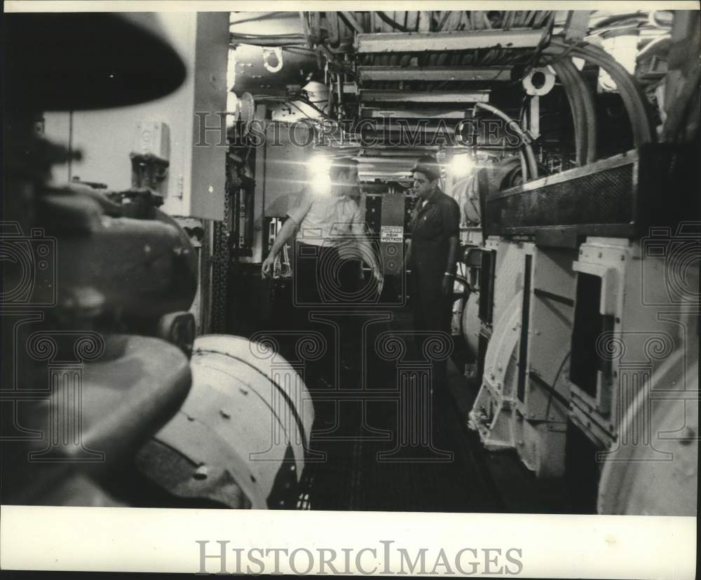1973 Press Photo Engine Room or Mr. Charlie is Lower Hall - nob98394