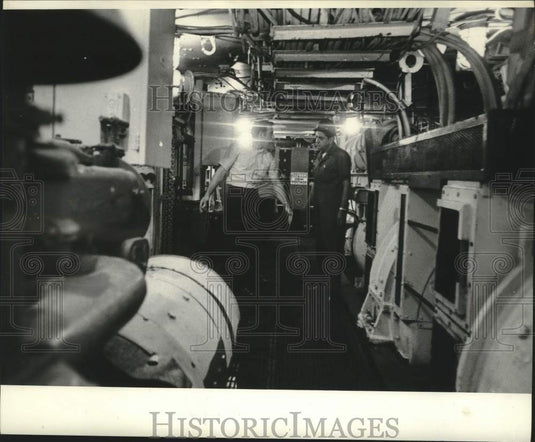 1973 Press Photo Engine Room or Mr. Charlie is Lower Hall - nob98394