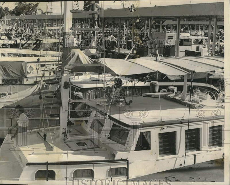 Load image into Gallery viewer, 1962 Press Photo Boats Of All Kinds Are Seen At The Orleans Marina - nob98494
