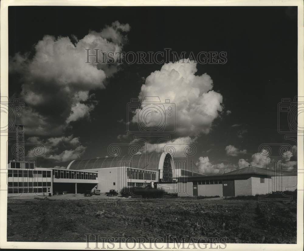 1959 Press Photo New Orleans International Airport Under Dramatic Sky