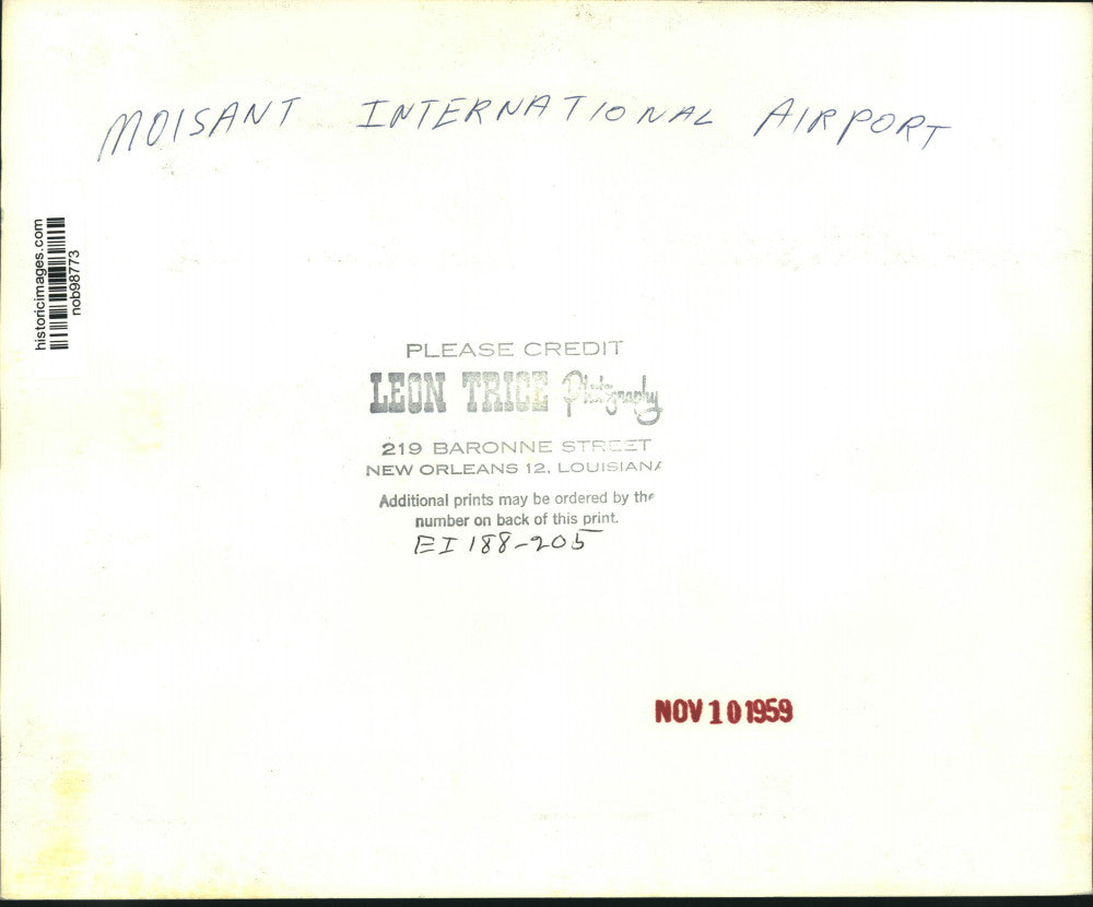 1959 Press Photo Terminal Building At Moisant International Airport, New Orleans