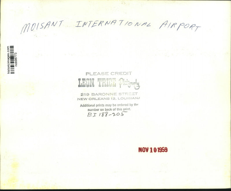 Load image into Gallery viewer, 1959 Press Photo Terminal Building At Moisant International Airport, New Orleans
