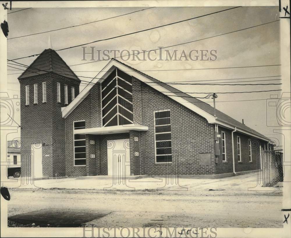 1968 Press Photo New Light Baptist Church, 1435 Feliciana Street, New Orleans