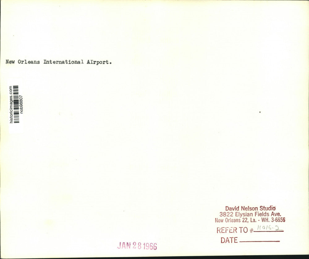 1966 Press Photo Men, Women On Steps Of Plane, New Orleans International Airport