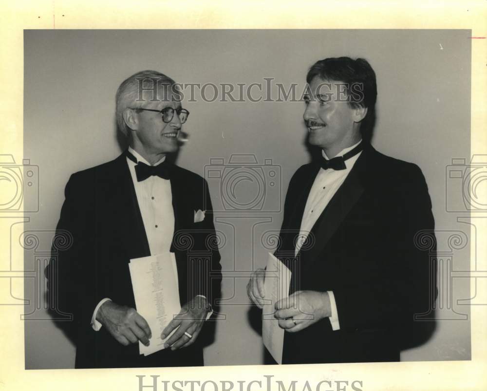 1992 Press Photo Jimmy Reiss And Danny Meeks, Dollars For Scholars Gala Benefit- Historic Images