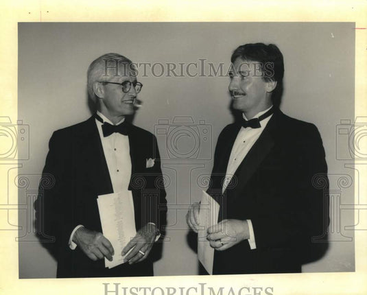 1992 Press Photo Jimmy Reiss And Danny Meeks, Dollars For Scholars Gala Benefit- Historic Images
