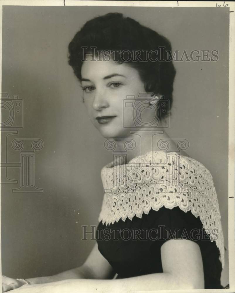 1956 Press Photo Miss Florence Mehle - nob99734