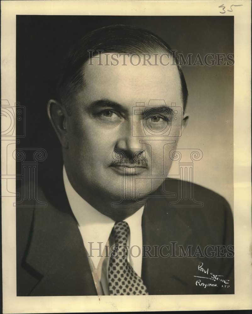1941 Press Photo Charles H. Mottier, Chief Engineer Of Illinois Central Railroad