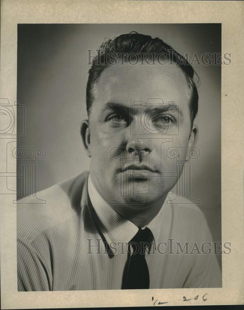 1966 Press Photo Minister Charles Stephenson of Church of Christ, LaPryor, Texas- Historic Images