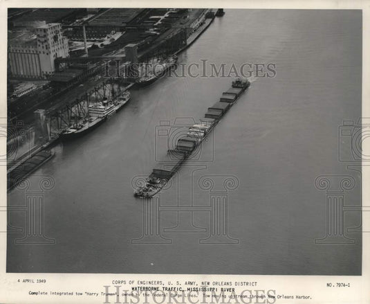 1949 Press Photo Federal Barge Lines 