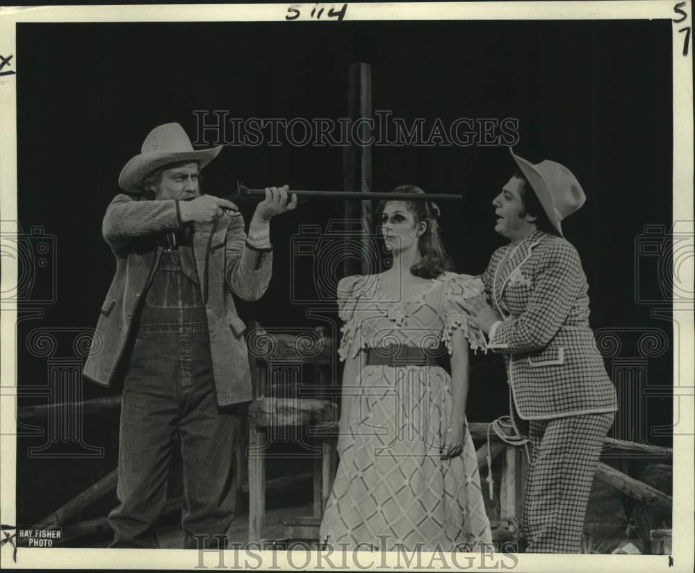 1981 Press Photo Scene from the musical play &quot;Oklahoma&quot;- Historic Images