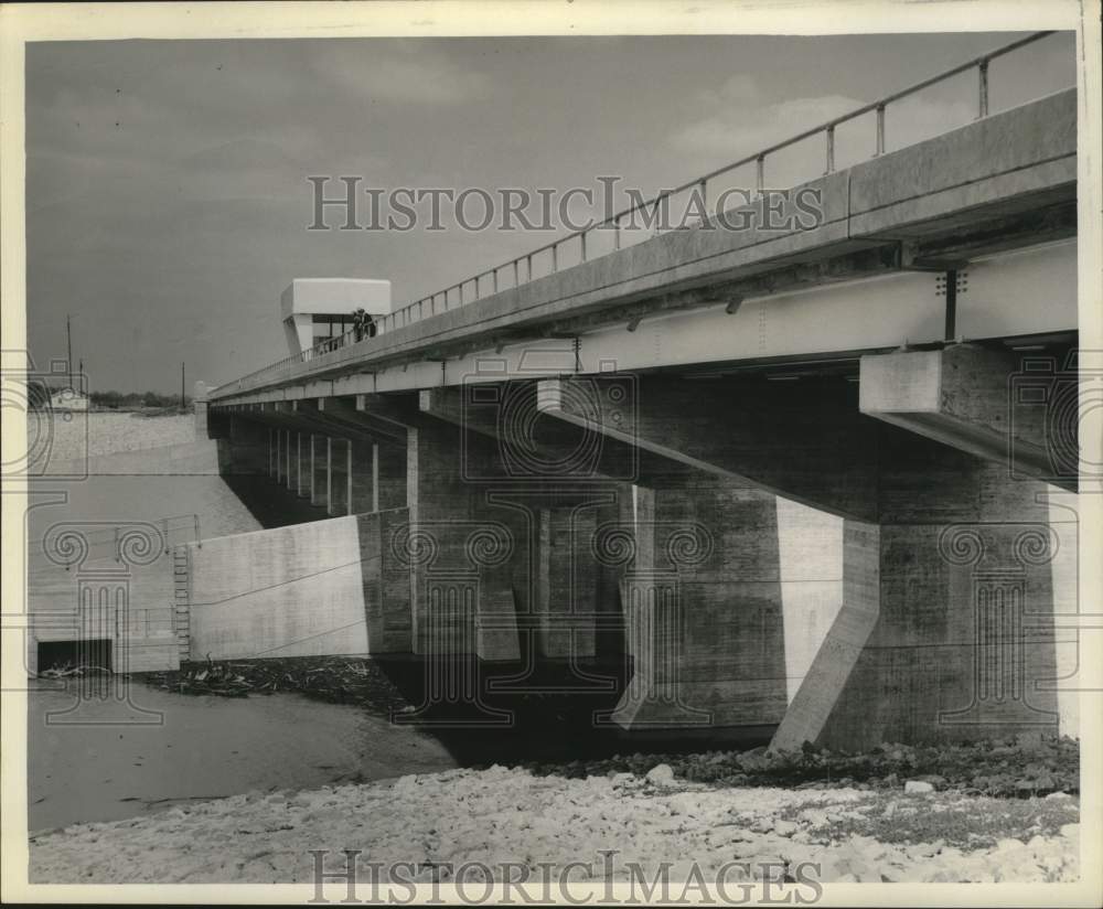 1960 Press Photo View of the Old River Control area, Louisiana - noc01311
